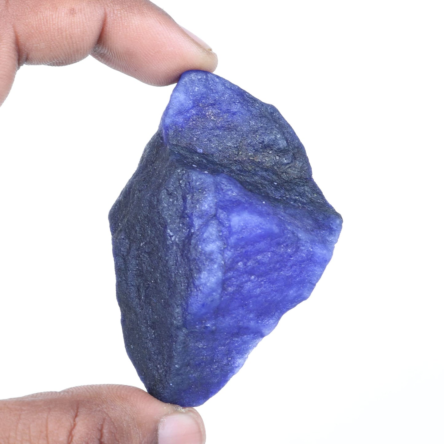 REAL-GEMS Gemstone Beads For Necklace 12.45-65.00 Blue Sapphire Crystal Beads Necklace For Women And Men