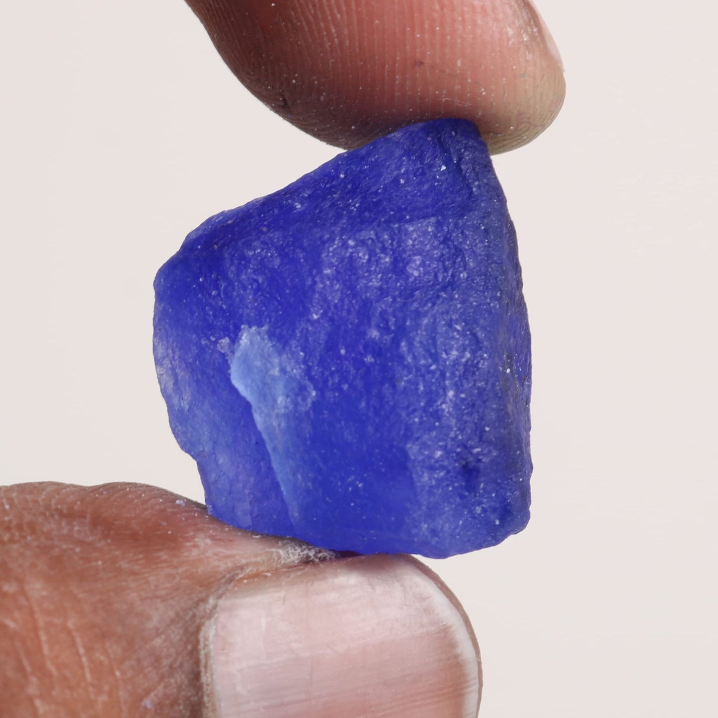 REAL-GEMS Gemstone Beads For Necklace 12.45-65.00 Blue Sapphire Crystal Beads Necklace For Women And Men