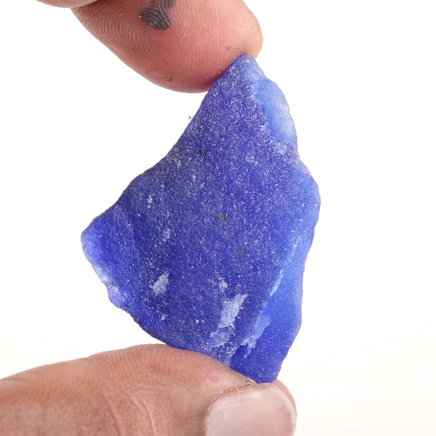 REAL-GEMS Gemstone Beads For Necklace 12.45-65.00 Blue Sapphire Crystal Beads Necklace For Women And Men