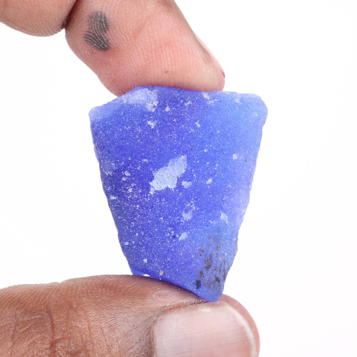 REAL-GEMS Gemstone Beads For Necklace 12.45-65.00 Blue Sapphire Crystal Beads Necklace For Women And Men