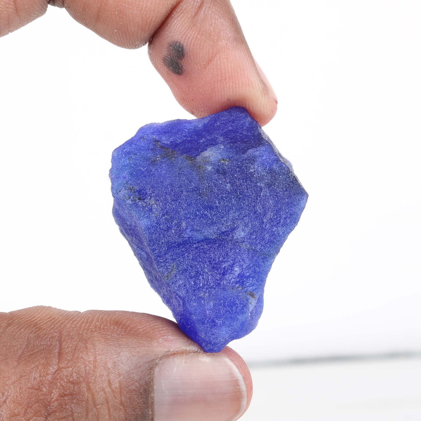 REAL-GEMS Gemstone Beads For Necklace 12.45-65.00 Blue Sapphire Crystal Beads Necklace For Women And Men