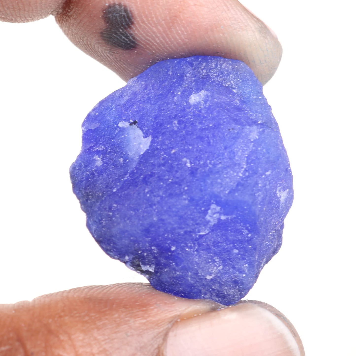 REAL-GEMS Gemstone Beads For Necklace 12.45-65.00 Blue Sapphire Crystal Beads Necklace For Women And Men