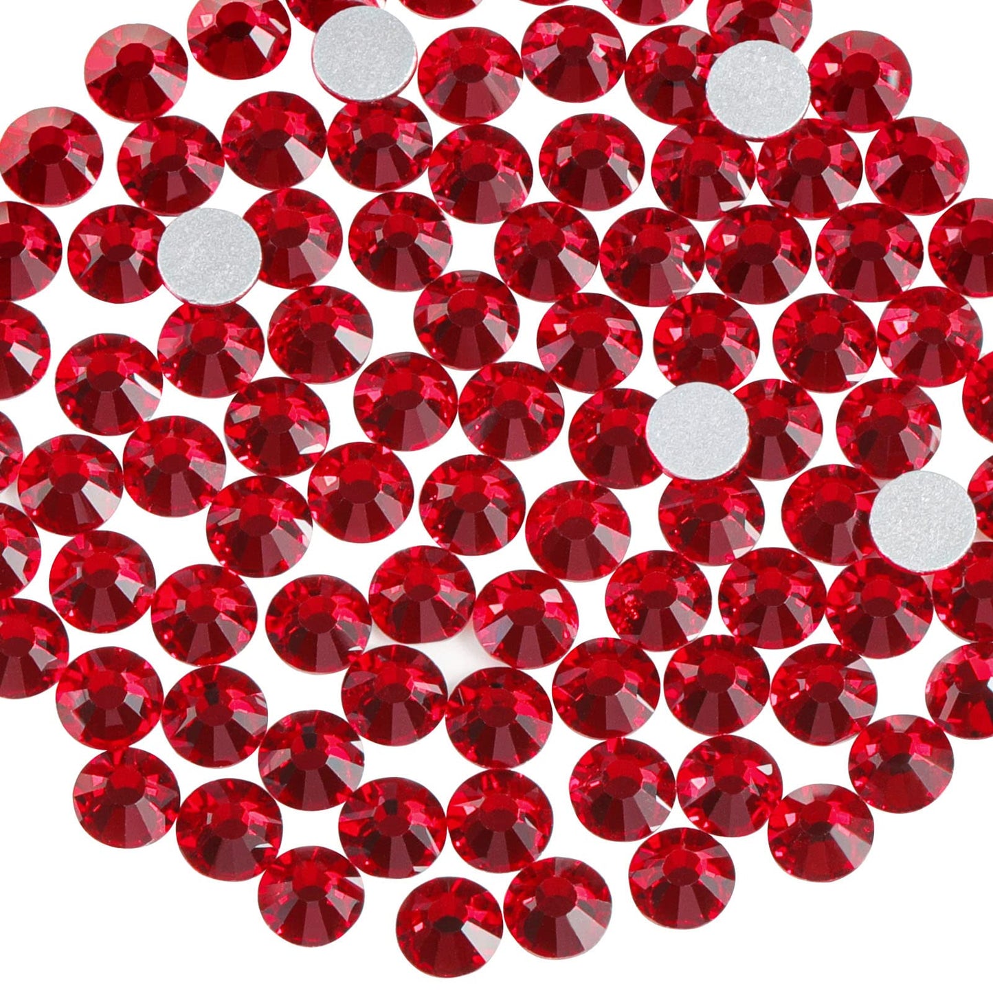 Beadsland 1440 Piece Flat Back Crystal Rhinestones Round Gems, Sapphire(SS10(2.7-2.8mm))