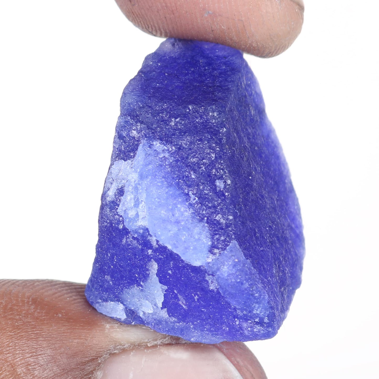 REAL-GEMS Gemstone Beads For Necklace 12.45-65.00 Blue Sapphire Crystal Beads Necklace For Women And Men